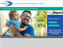 Tablet Screenshot of medimpact.welldynerx.com